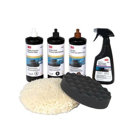 3M 3M Rubbing Compound, 05974, Gallon 7100114579